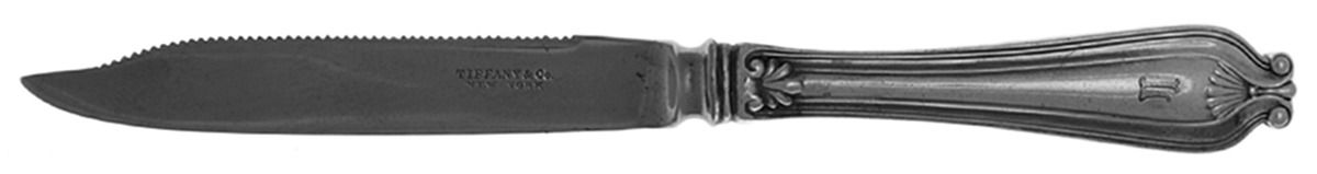 Whittier (Silverplate, 1907) Orange Knife with Silverplate Blade by Tiffany & CO SILVER-1