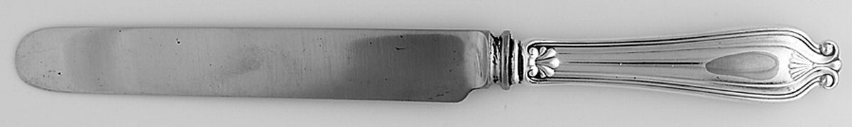 Whittier (Silverplate, 1907) Blunt Hollow Knife with Bolster by Tiffany & CO SILVER-1
