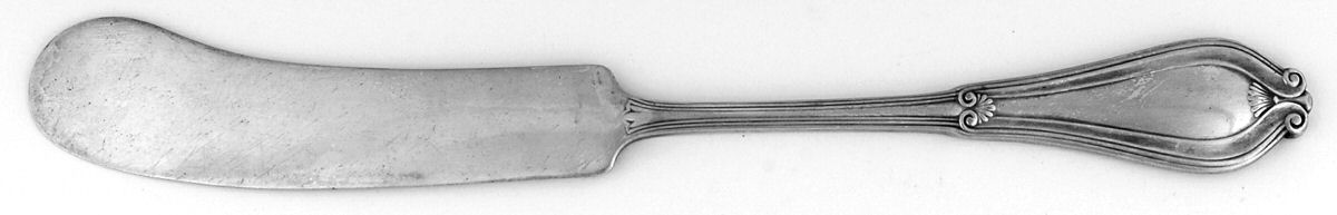 Whittier (Silverplate, 1907) Flat Handle Master Butter Knife by Tiffany & CO SILVER-1