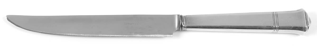 Windham (Sterling, 1923, No Monograms) Small Steak Carving Knife with Stainless Blade by Tiffany & CO SILVER-1