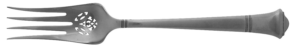 Windham (Sterling, 1923, No Monograms) Large Solid Cold Meat Serving Fork by Tiffany & CO SILVER-1