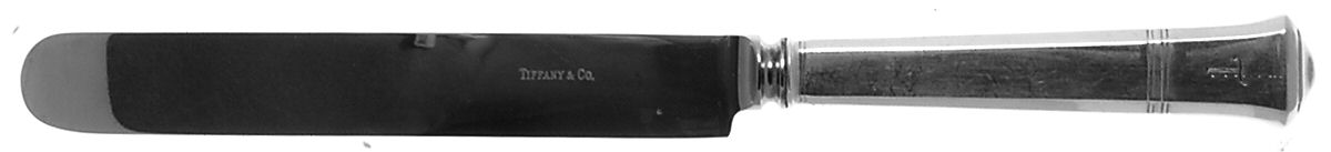 Windham (Sterling, 1923, No Monograms) Blunt Hollow Table Knife with Bolster by Tiffany & CO SILVER-1