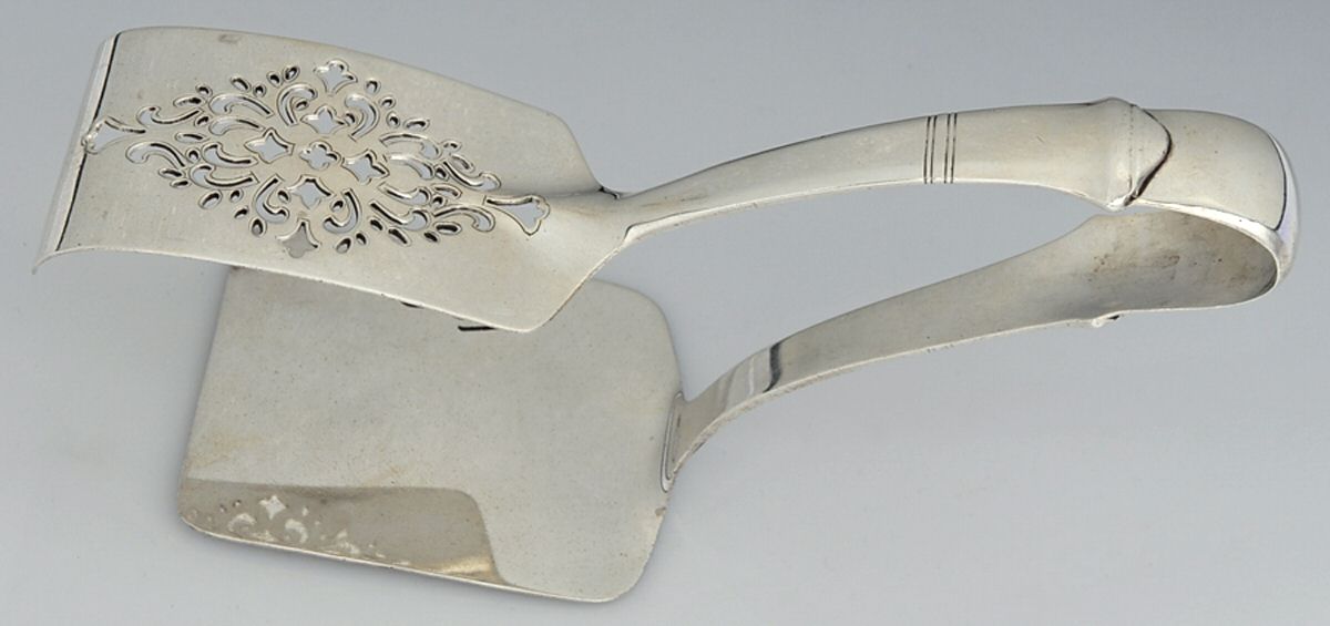 Windham (Sterling, 1923, No Monograms) Solid Piece Aspragus Tongs by Tiffany & CO SILVER-1