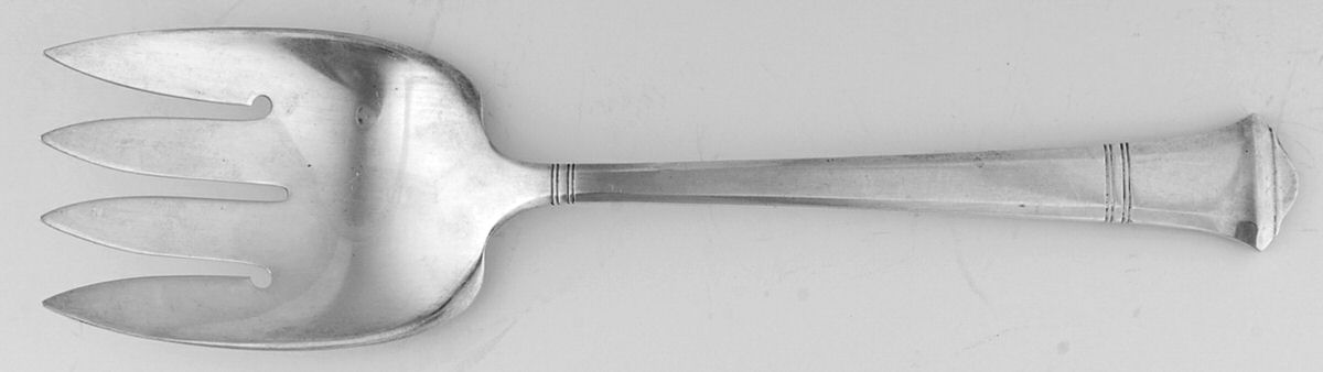 Windham (Sterling, 1923, No Monograms) Large Solid Fish Serving Fork by Tiffany & CO SILVER-1