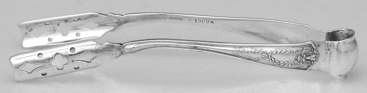 Winthrop (Sterling, 1909) Solid Individual Asparagus Tongs by Tiffany & CO SILVER-1
