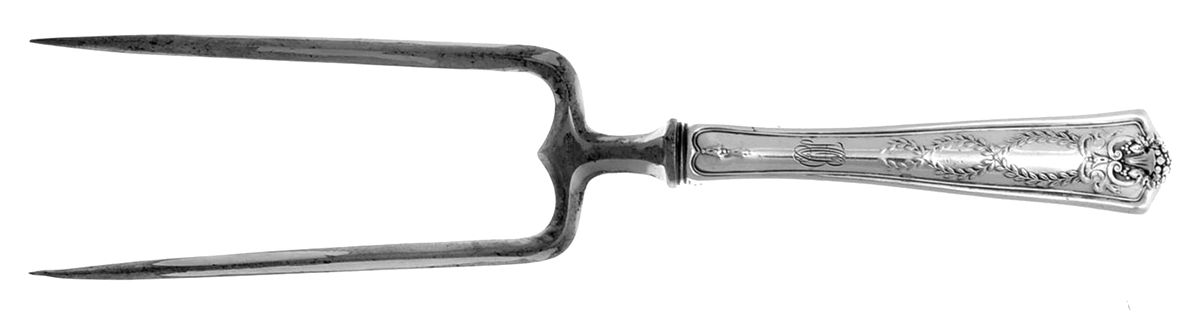 Winthrop (Sterling, 1909) Large Joint/Roast Holder Fork by Tiffany & CO SILVER-1