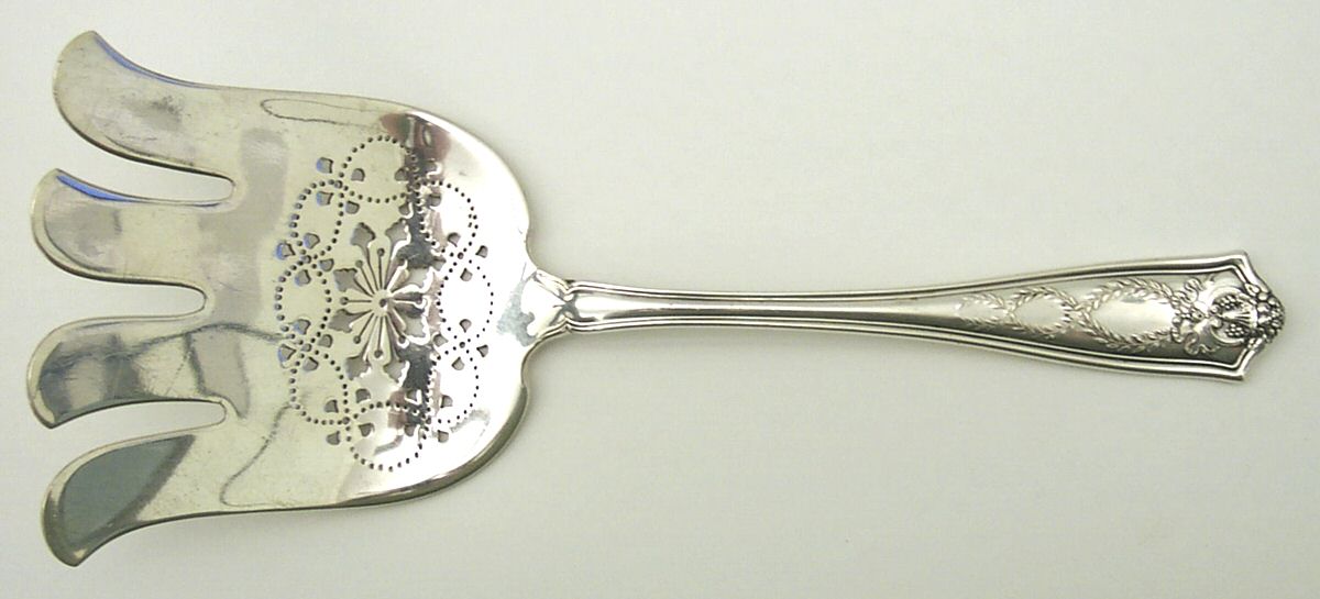 Winthrop (Sterling, 1909) Large Solid Asparagus Serving Fork by Tiffany & CO SILVER-1