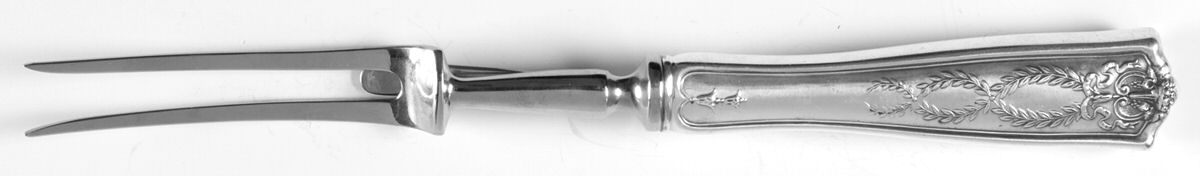 Winthrop (Sterling, 1909) Large Stainless-Prong Roast Carving Fork by Tiffany & CO SILVER-1