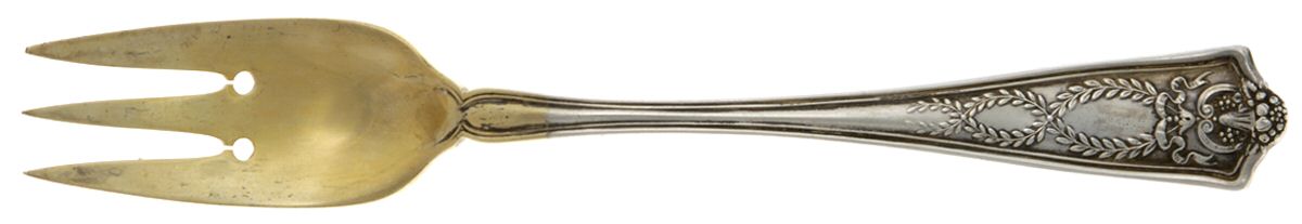 Winthrop (Sterling, 1909) 3-Tine Salad Fork by Tiffany & CO SILVER-1