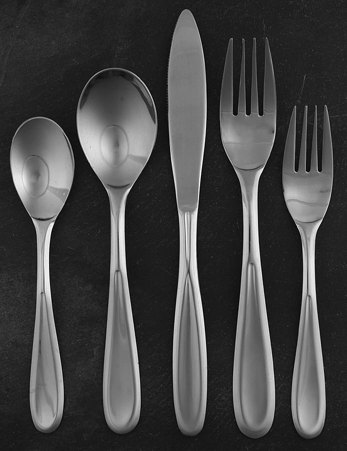 Aaragon (Stainless) 5 Piece Place Setting by Tools of The Trade-1
