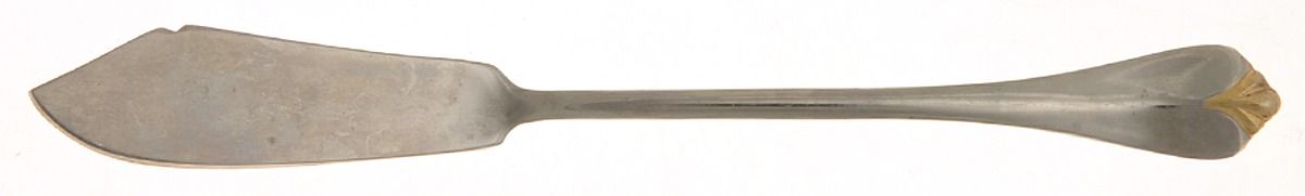 Parkhill Gold (Stainless) Flat Handle Master Butter Knife by Tools of The Trade-1