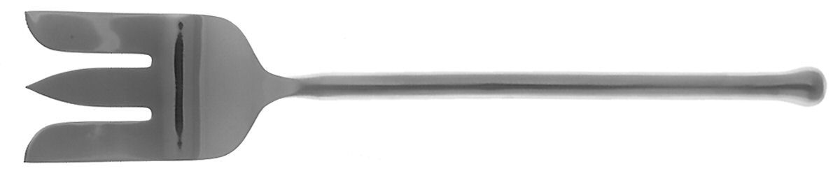 Exotique Platinum (Stainless) Large Solid Cold Meat Serving Fork by Trupco-1