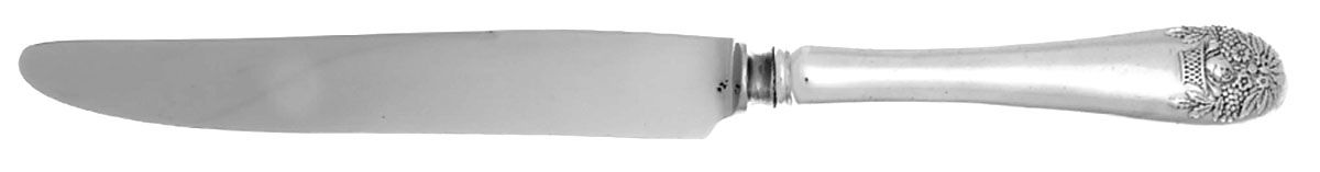 Basket-of-Flowers (Sterling, 1940) Knife-New French/Hollow by Tuttle-1