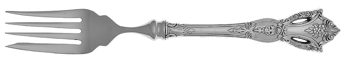 Beauvoir (Sterling, 1967) Individual Hollow Fish Fork, Stainless Tines by Tuttle-1