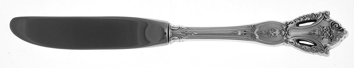 Beauvoir (Sterling, 1967) Modern Hollow Butter Spreader (Stainless) by Tuttle-1