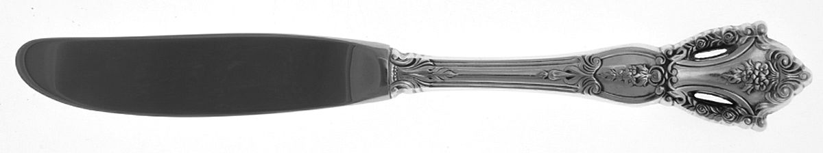 Beauvoir (Sterling, 1967) Modern Hollow Butter Spreader (Stainless) by Tuttle-1