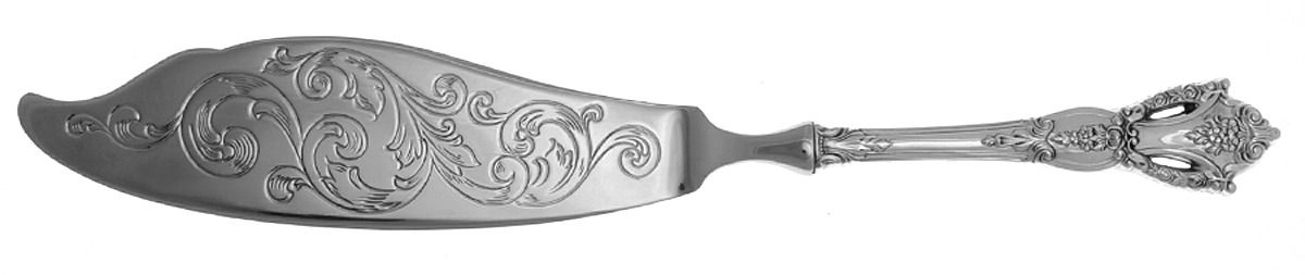 Beauvoir (Sterling, 1967) Engraved Fish Serving Knife-Stainless Blade by Tuttle-1