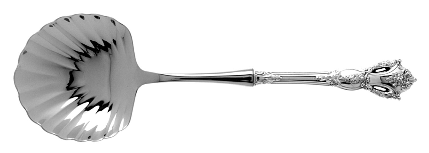 Beauvoir (Sterling, 1967) Casserole Spoon with Stainless Shell Bowl by Tuttle-1