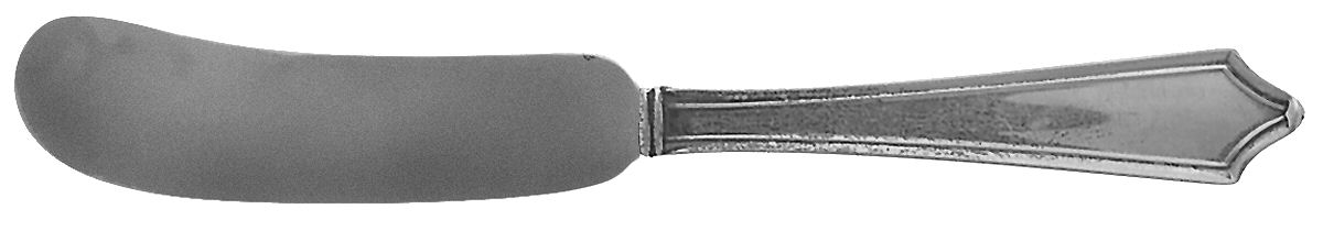 Classic Antique (Sterling, 1935) Flat Handle Butter Spreader by Tuttle-1