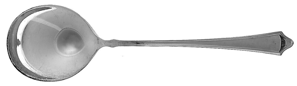 Classic Antique (Sterling, 1935) Round Bowl Soup Spoon (Cream Soup) by Tuttle-1