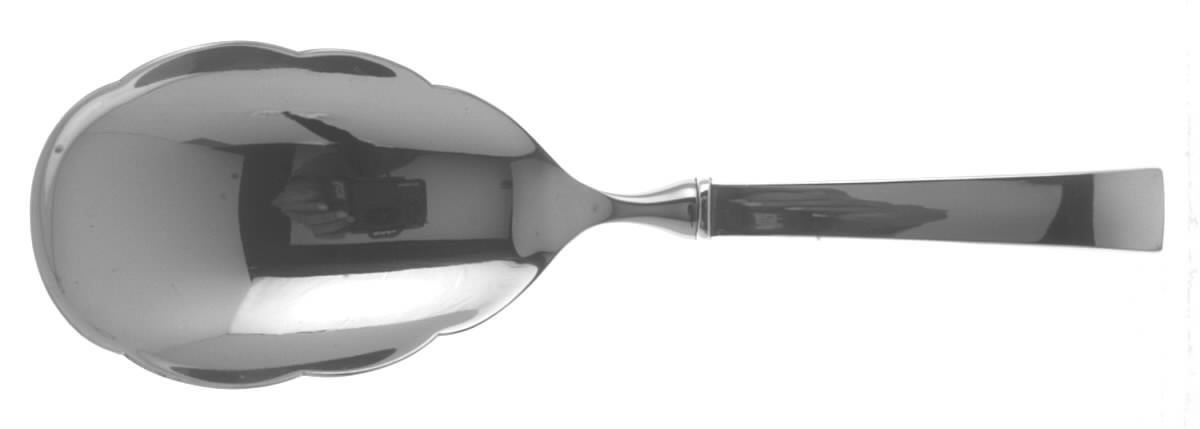 Continental (Sterling) Rice Spoon-Stainless Bowl by Tuttle-1
