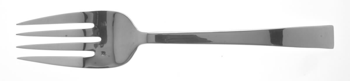 Continental (Sterling) Large Solid Cold Meat Serving Fork by Tuttle-1