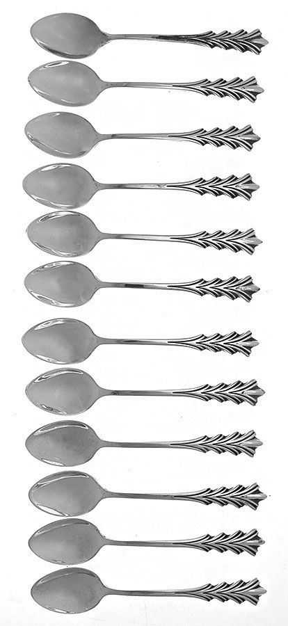 Crest of Arden (Sterling, 1954) (Set of 12) Demitasse Spoon by Tuttle-1