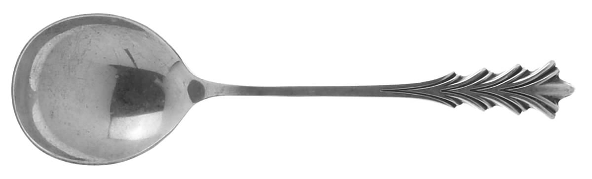Crest of Arden (Sterling, 1954) Round Bowl Soup Spoon (Cream Soup) by Tuttle-1