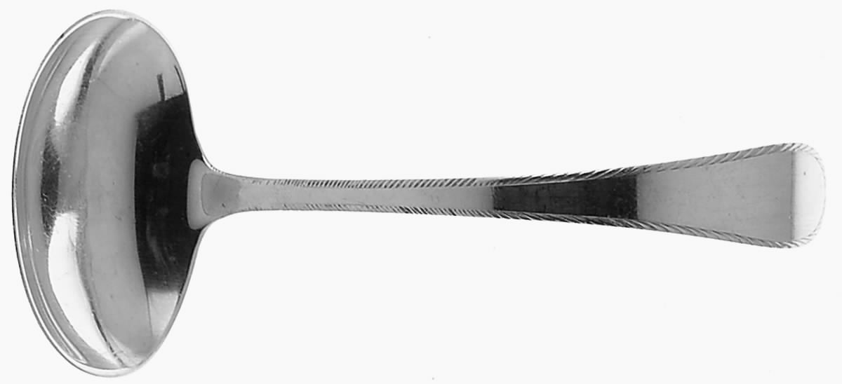 Feather Edge (Sterling, 1938, Solid Gravy Ladle by Tuttle-1