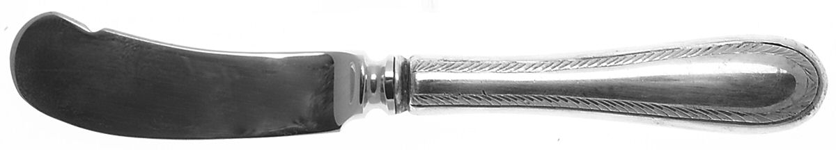 Feather Edge (Sterling, 1938, Butter Spreader Hollow Hdl-Paddle/Stainless Blade by Tuttle-1