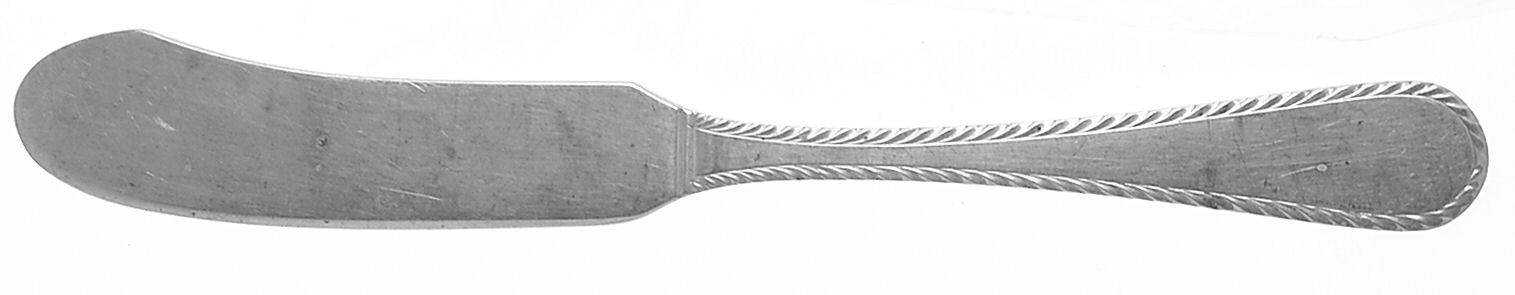 Feather Edge (Sterling, 1938, Flat Handle Butter Spreader by Tuttle-1