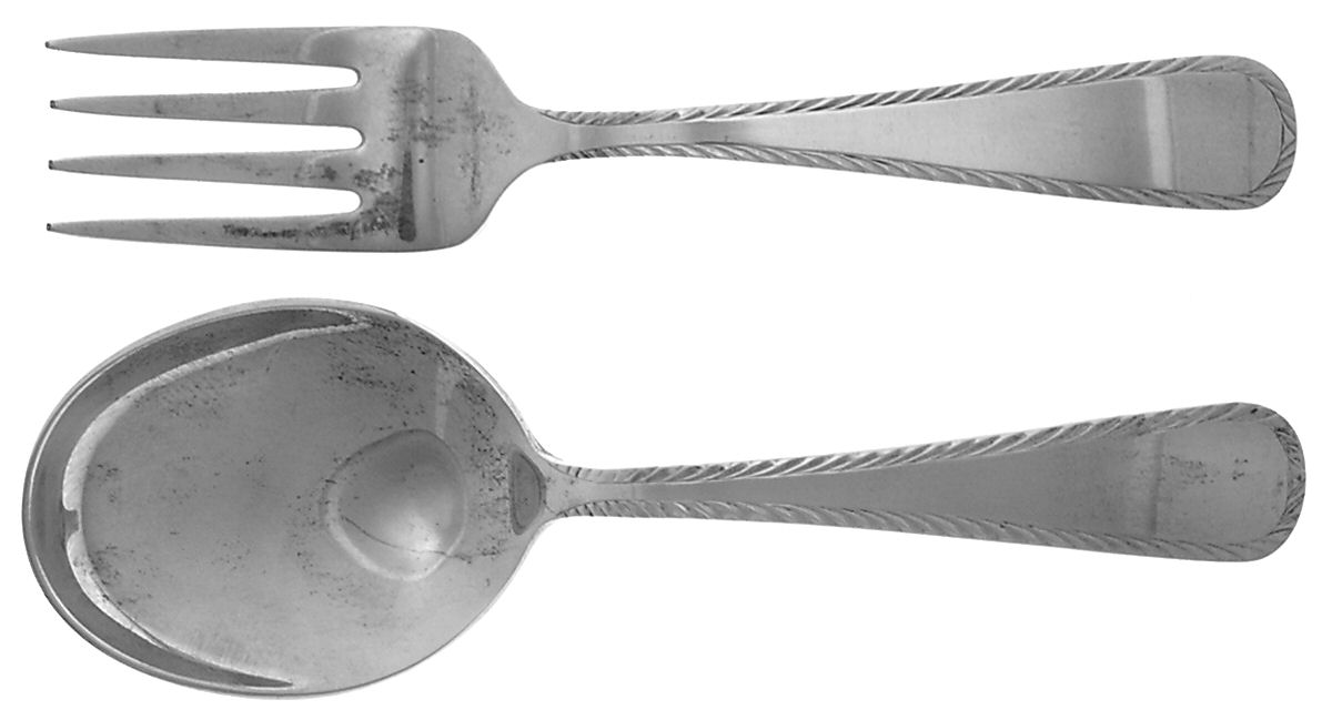 Feather Edge (Sterling, 1938, (2 Pc) Baby Set (BFM4, BSM4) by Tuttle-1
