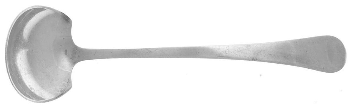 Hannah Hull (Sterling, 1927-1974) Solid Piece Cream Ladle by Tuttle-1