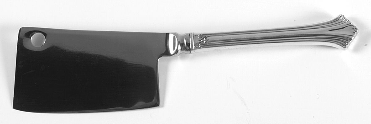 Luzon (Sterling) Cheese Cleaver with Stainless Blade by Tuttle-1