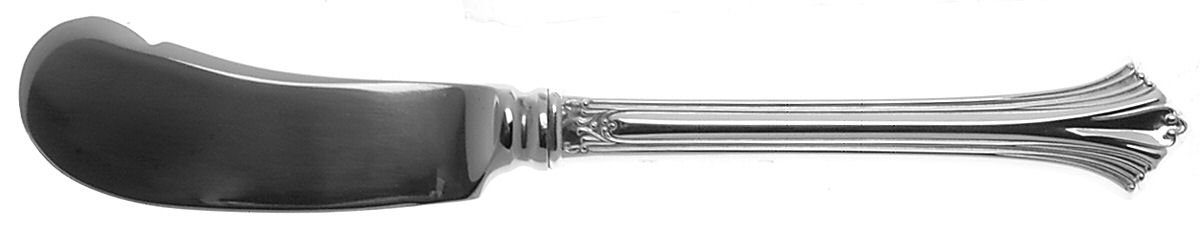 Luzon (Sterling) Butter Spreader Hollow Hdl-Paddle/Stainless Blade by Tuttle-1