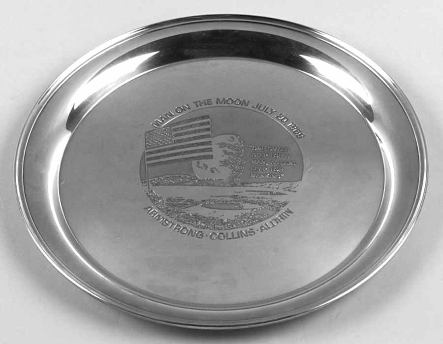 Sterling Hollowware 12" Round Sterling Tray by Tuttle-1