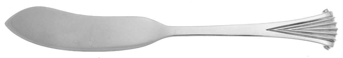 Onslow (Sterling, 1931-1974) Flat Handle Butter Spreader by Tuttle-1