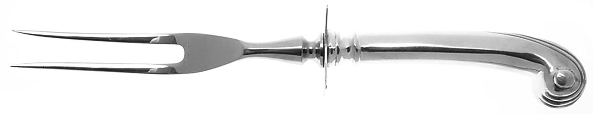 Onslow (Sterling, 1931-1974) Large Stainless-Prong Roast Carving Fork by Tuttle-1