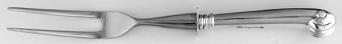 Onslow (Sterling, 1931-1974) Small Steak Carving Fork with Stainless Prongs by Tuttle-1