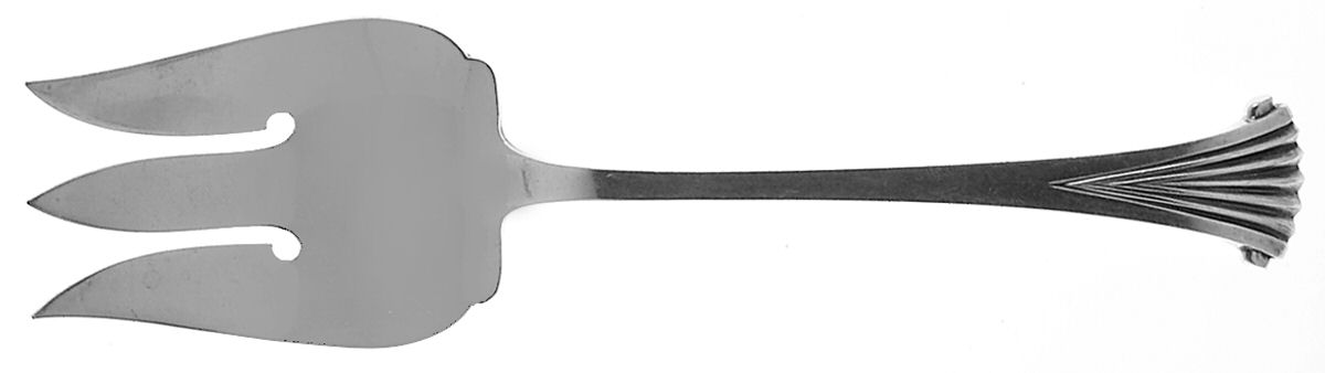 Onslow (Sterling, 1931-1974) Medium Solid Cold Meat Serving Fork by Tuttle-1