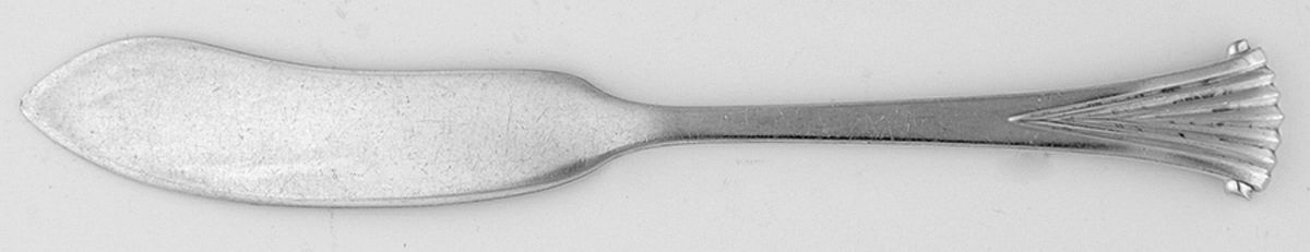 Onslow (Sterling, 1931-1974) Flat Handle Butter Spreader by Tuttle-1