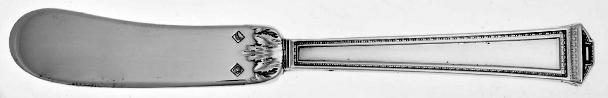 Pantheon (Sterling) Flat Handle Butter Spreader by Tuttle-1