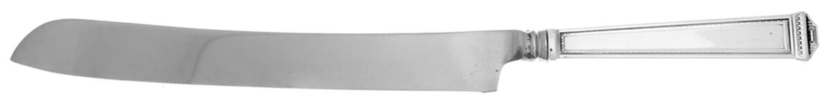 Pantheon (Sterling) Wedding Cake Knife with Stainless Blade HC by Tuttle-1