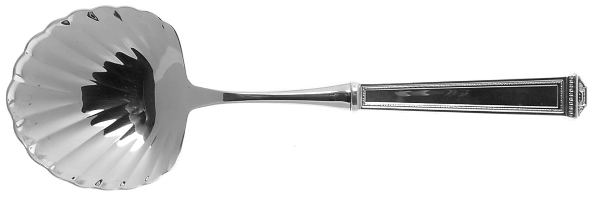 Pantheon (Sterling) Casserole Spoon with Stainless Shell Bowl by Tuttle-1
