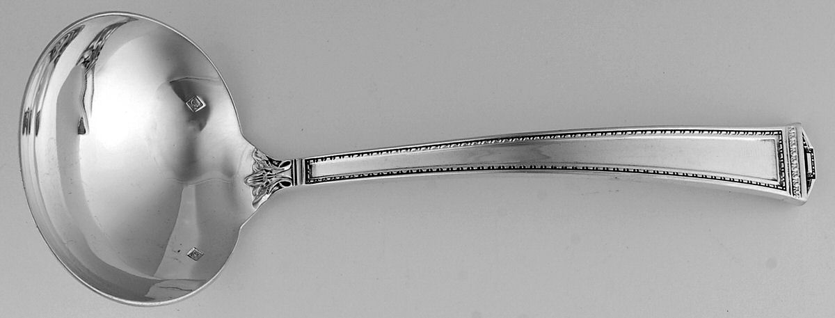 Pantheon (Sterling) Solid Gravy Ladle by Tuttle-1