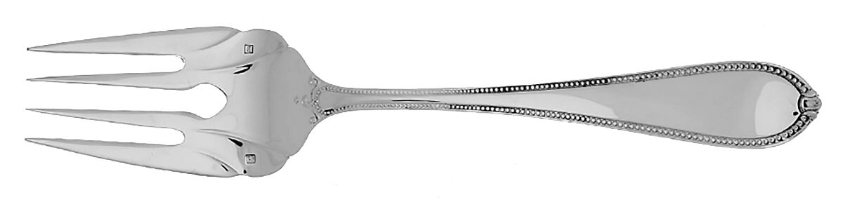Triumph (Sterling) Large Solid Cold Meat Serving Fork by Tuttle-1