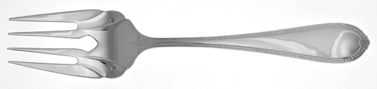 Triumph (Sterling) Large Solid Cold Meat Serving Fork by Tuttle-1