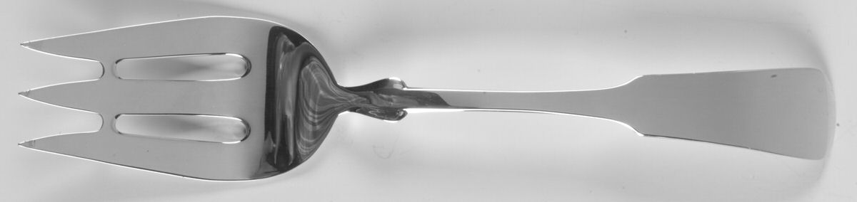 1690 (Sterling, 1979) Large Solid Cold Meat Serving Fork by Towle Silver-1