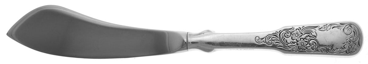 1690-Engraved (Sterling, 1980) Hollow Handle Master Butter Knife by Towle Silver-1