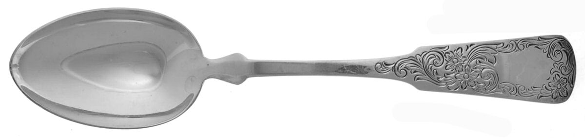 1690-Engraved (Sterling, 1980) Tablespoon (Serving Spoon) by Towle Silver-1